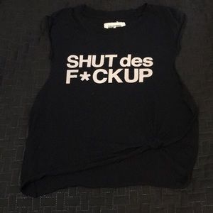 Petals and Peacocks distressed tee.